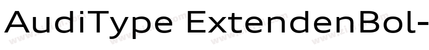 AudiType ExtendenBol字体转换 AudiType ExtendenBol字体转换